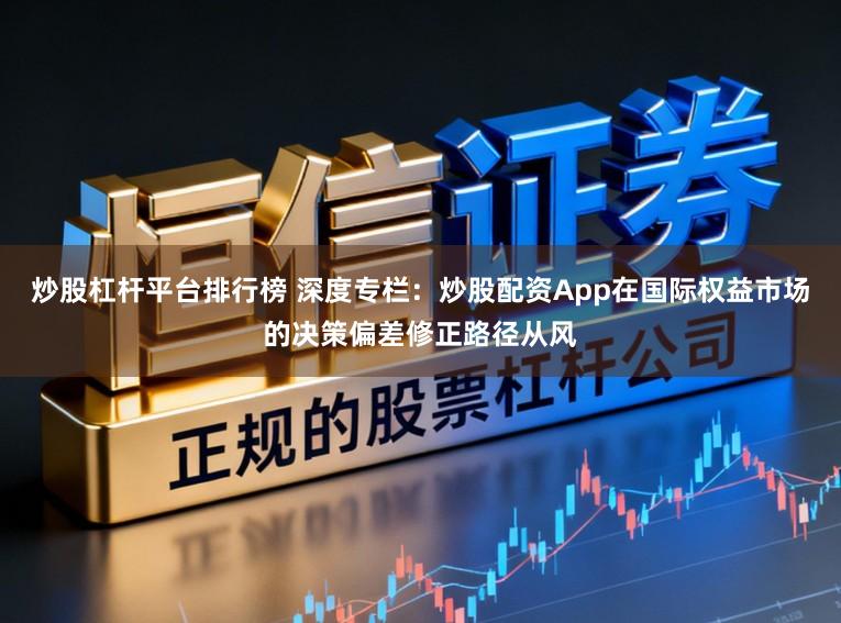 炒股杠杆平台排行榜 深度专栏：炒股配资App在国际权益市场的决策偏差修正路径从风