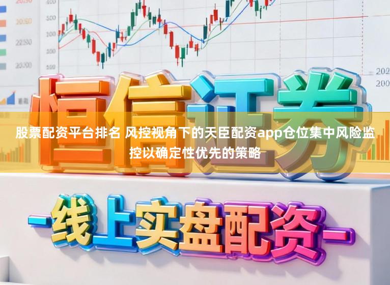 股票配资平台排名 风控视角下的天臣配资app仓位集中风险监控以确定性优先的策略