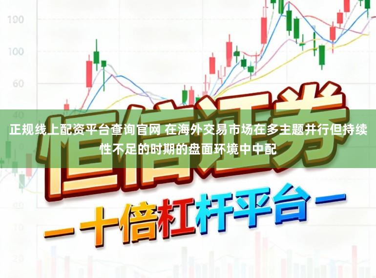 正规线上配资平台查询官网 在海外交易市场在多主题并行但持续性不足的时期的盘面环境中中配