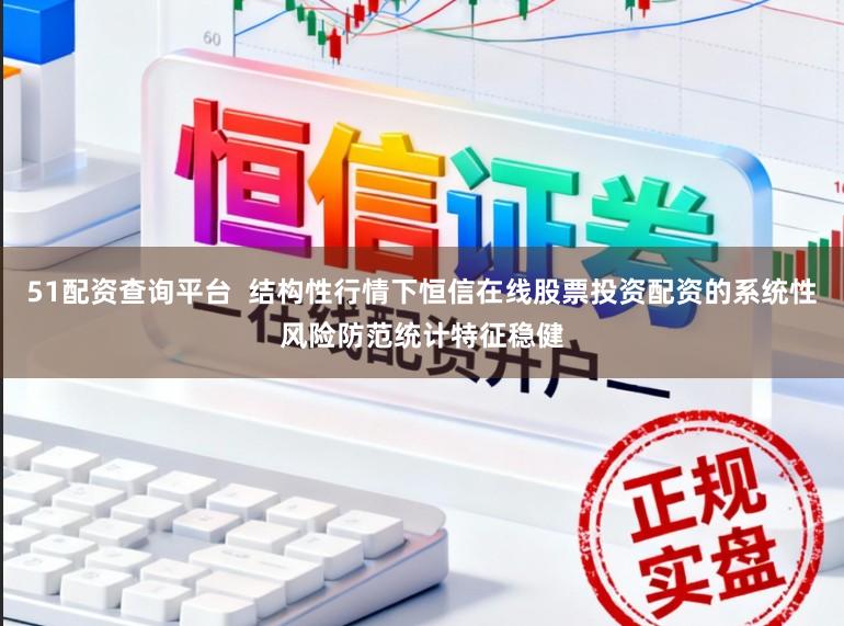 51配资查询平台  结构性行情下恒信在线股票投资配资的系统性风险防范统计特征稳健